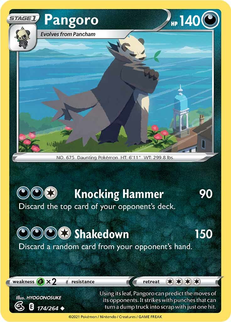 Pangoro (174/264) [Sword & Shield: Fusion Strike] | Chromatic Games