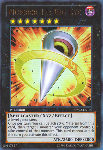 Number 11: Big Eye [BPW2-EN102] Ultra Rare | Chromatic Games