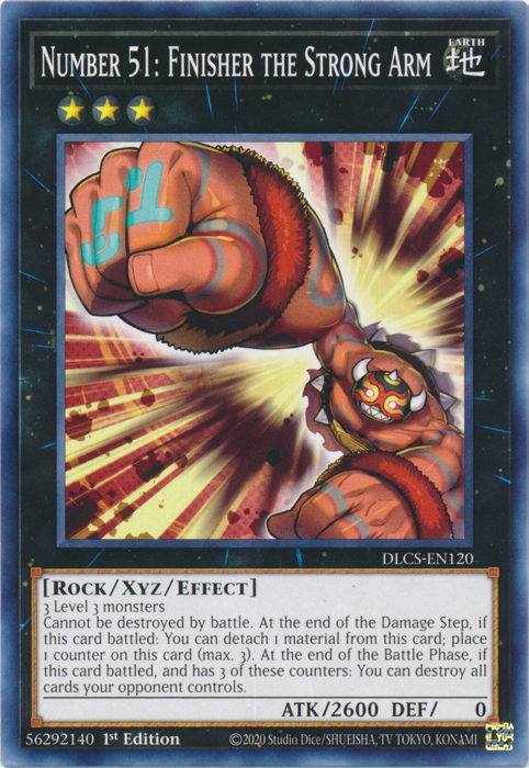 Number 51: Finisher the Strong Arm [DLCS-EN120] Common | Chromatic Games