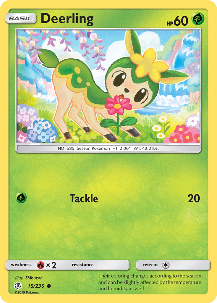 Deerling (15/236) [Sun & Moon: Cosmic Eclipse] | Chromatic Games