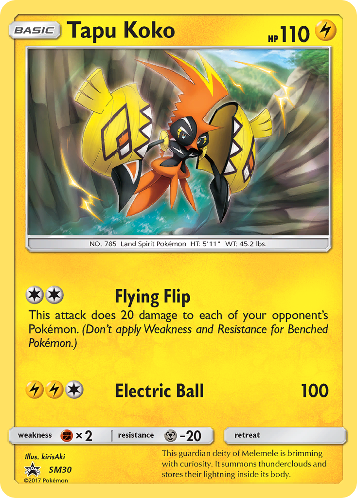 Tapu Koko (SM30) [Sun & Moon: Black Star Promos] | Chromatic Games