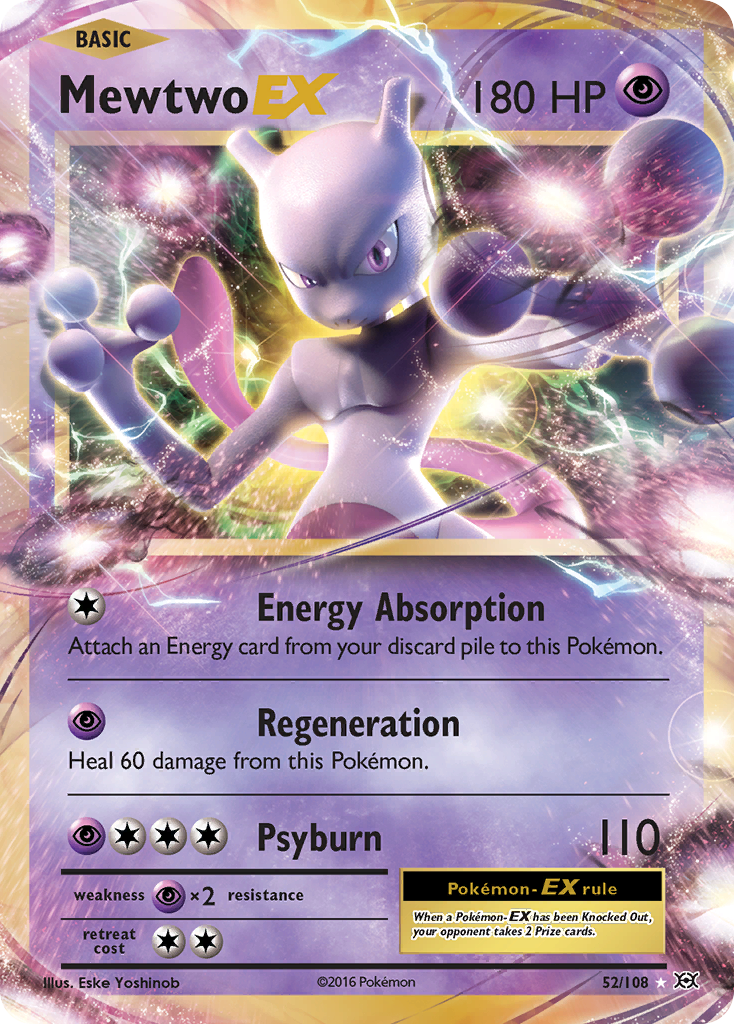 Mewtwo EX (52/108) [XY: Evolutions] | Chromatic Games