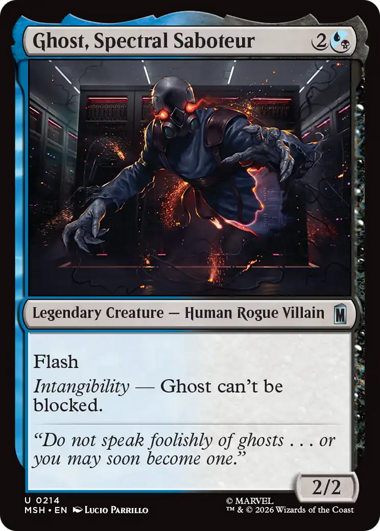 Ghost, Spectral Saboteur [Marvel Super Heroes] | Chromatic Games