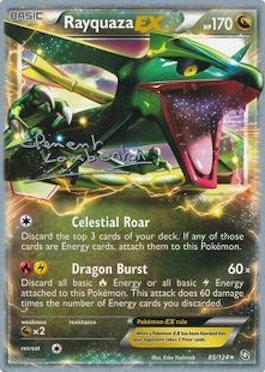 Rayquaza EX (85/124) (Anguille Sous Roche - Clement Lamberton) [World Championships 2013] | Chromatic Games