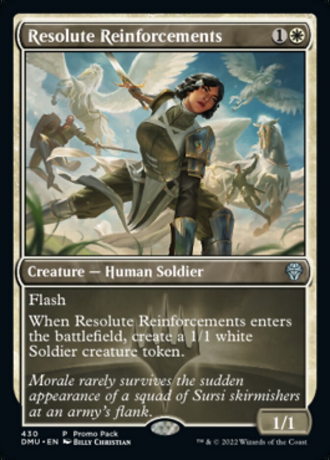 Resolute Reinforcements (Promo Pack) [Dominaria United Promos] | Chromatic Games