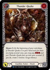 Thunder Quake (Yellow) [EVR025] (Everfest)  1st Edition Rainbow Foil | Chromatic Games