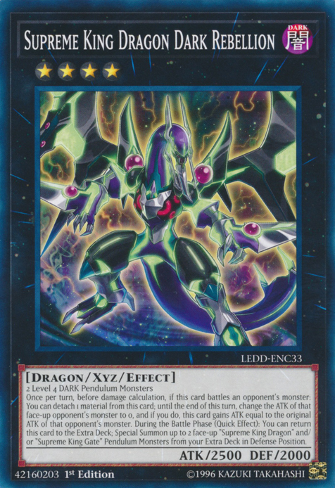 Supreme King Dragon Dark Rebellion [LEDD-ENC33] Common | Chromatic Games
