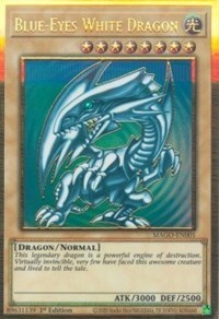 Blue-Eyes White Dragon [MAGO-EN001] Gold Rare | Chromatic Games