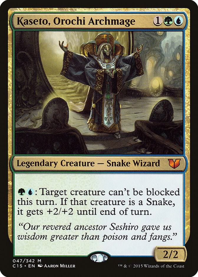 Kaseto, Orochi Archmage 47/342 (Commander 2015)  | Chromatic Games