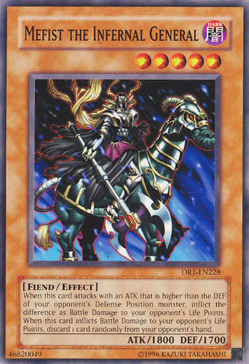Mefist the Infernal General [DR1-EN228] Common | Chromatic Games