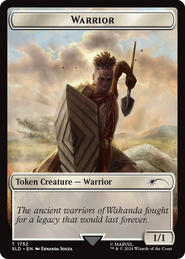 Warrior Token (Rainbow Foil) [Secret Lair Drop Series] | Chromatic Games