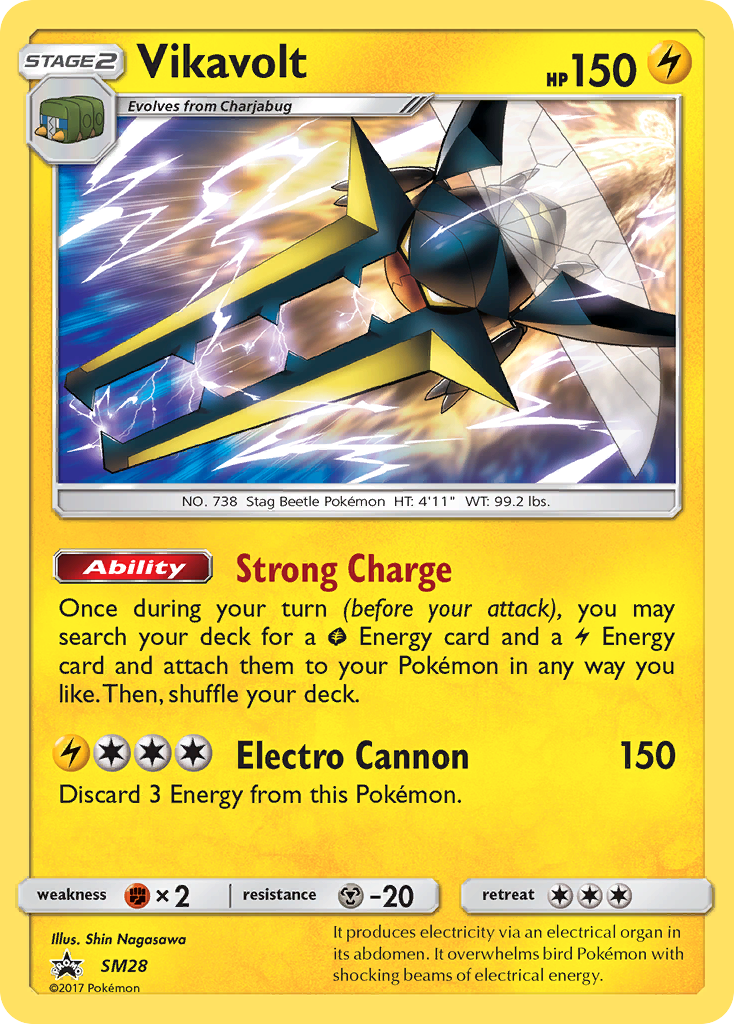 Vikavolt (SM28) [Sun & Moon: Black Star Promos] | Chromatic Games
