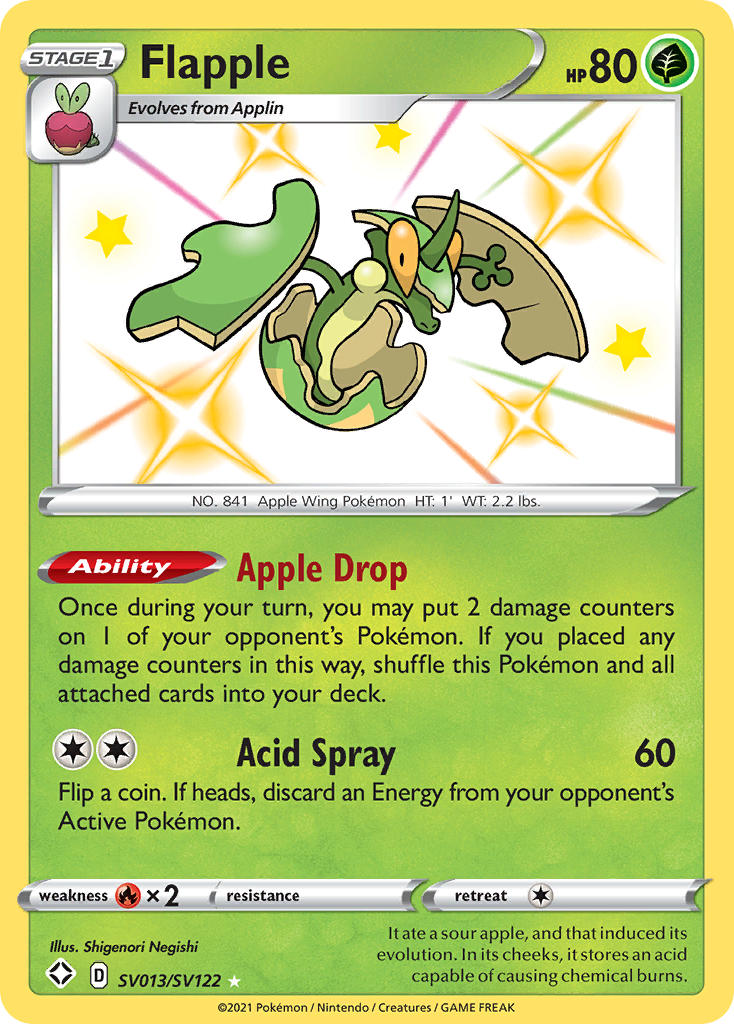 Flapple (SV013/SV122) [Sword & Shield: Shining Fates] | Chromatic Games