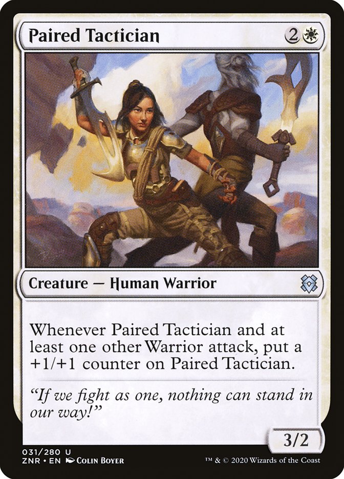 Paired Tactician 31/280 (Zendikar Rising)  - Foil | Chromatic Games