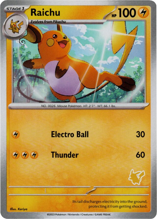 Raichu [My First Battle] | Chromatic Games