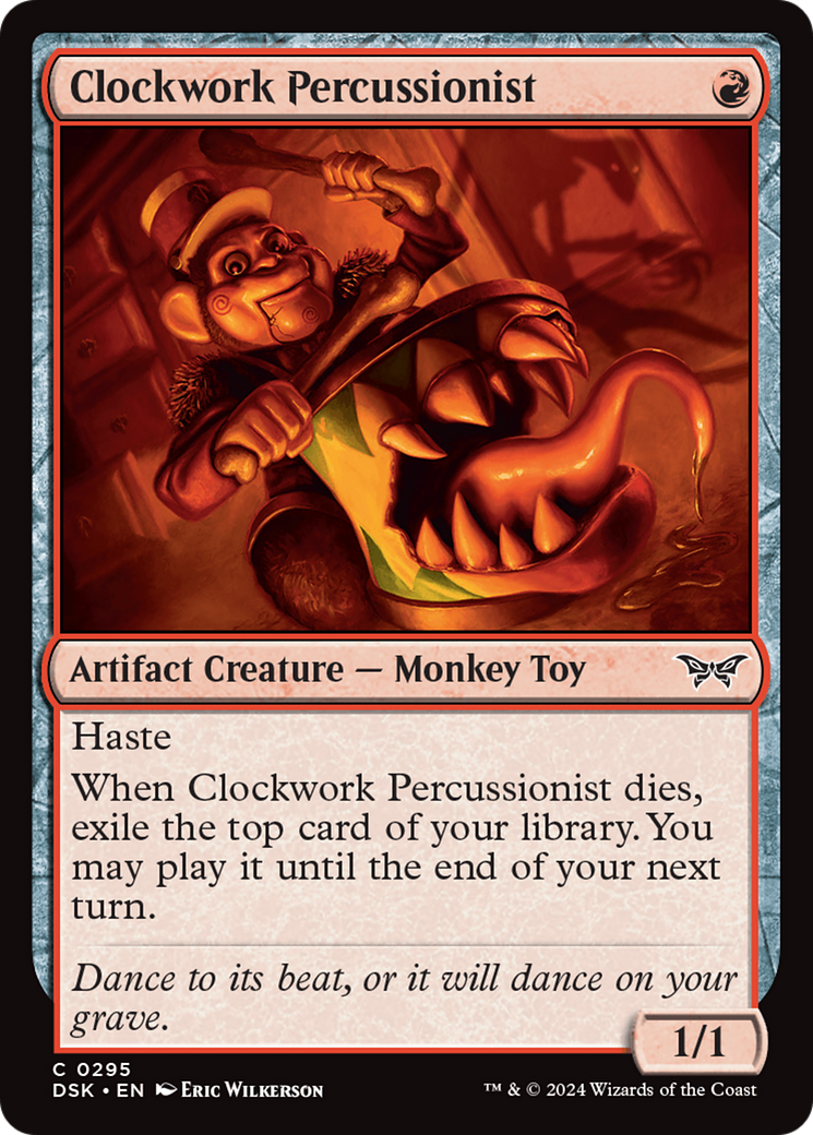 Clockwork Percussionist (0295) [Duskmourn: House of Horror] | Chromatic Games