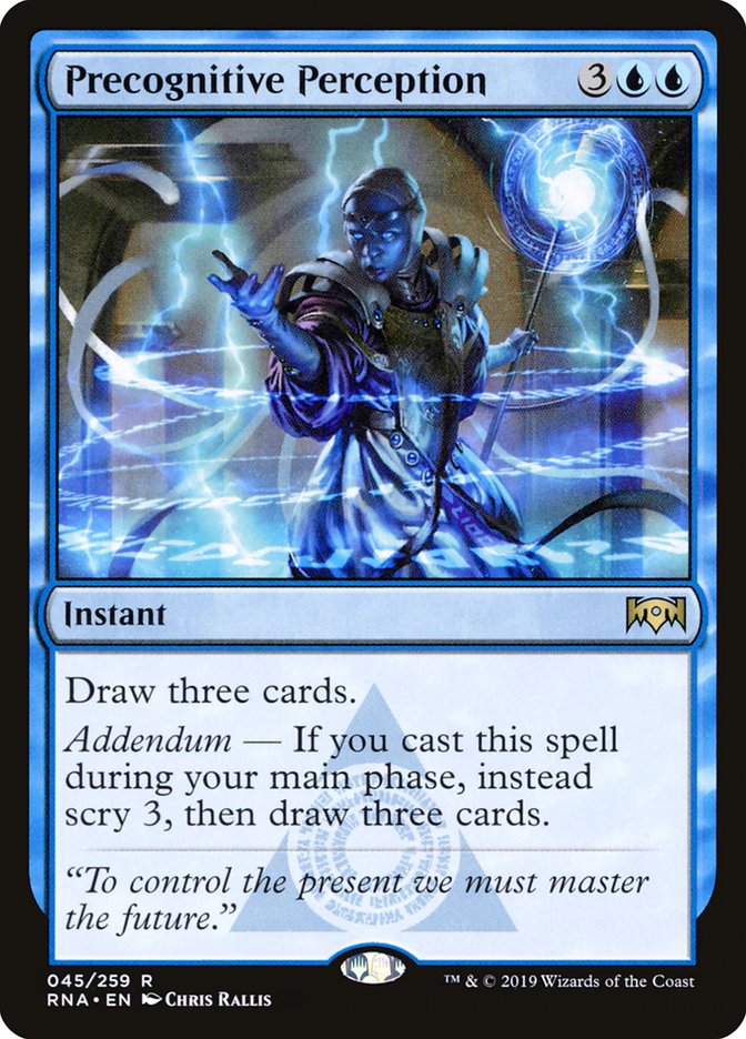 Precognitive Perception 45/259 (Ravnica Allegiance)  | Chromatic Games