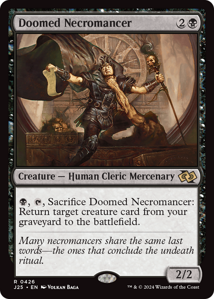 Doomed Necromancer [Foundations Jumpstart] | Chromatic Games