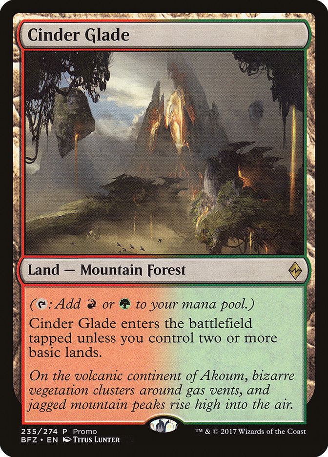 Cinder Glade (Promo) [Standard Showdown Promos] | Chromatic Games