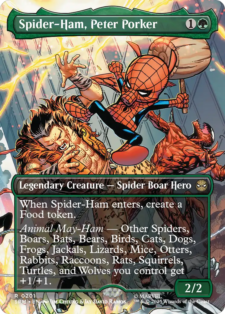 Spider-Ham, Peter Porker (Borderless) [Marvel's Spider-Man] | Chromatic Games