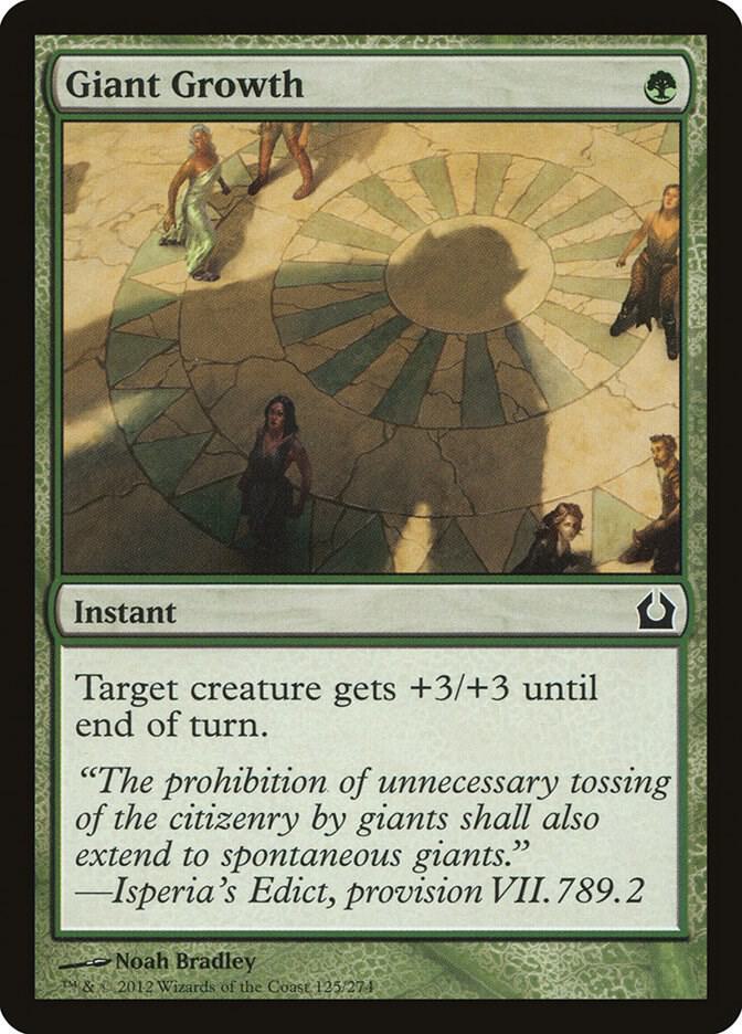 Giant Growth 125/274 (Return to Ravnica)  | Chromatic Games