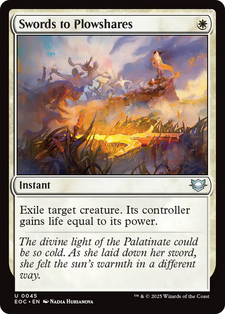 Swords to Plowshares [Edge of Eternities Commander] | Chromatic Games