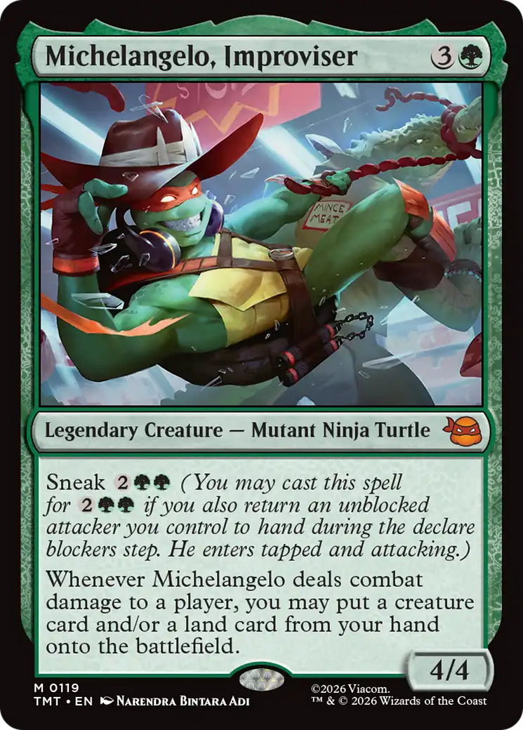 Michelangelo, Improviser [Teenage Mutant Ninja Turtles] | Chromatic Games