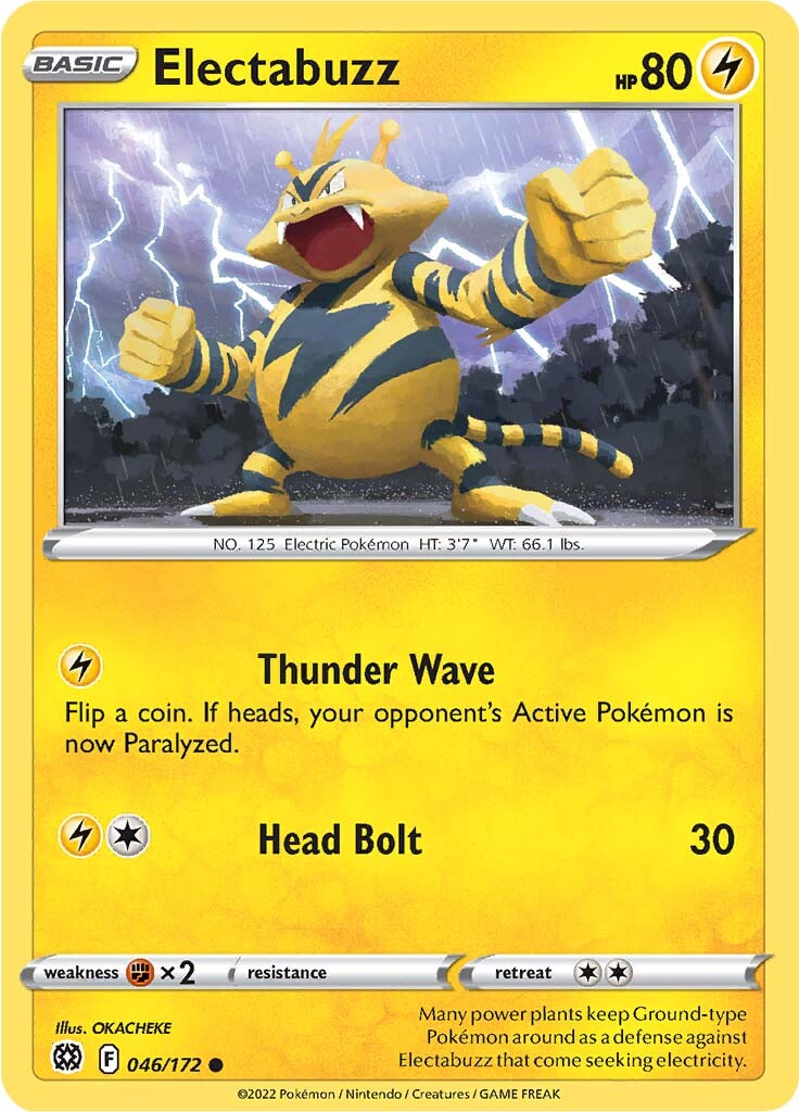 Electabuzz (046/172) [Sword & Shield: Brilliant Stars] | Chromatic Games