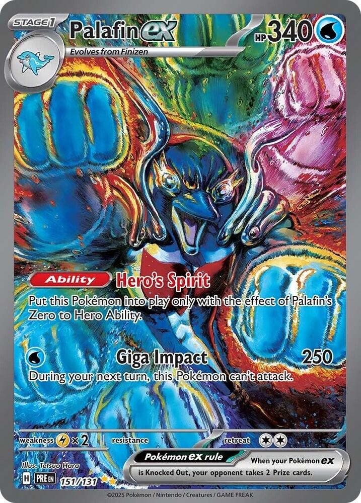 Palafin ex (151/131) [Scarlet & Violet: Prismatic Evolutions] | Chromatic Games