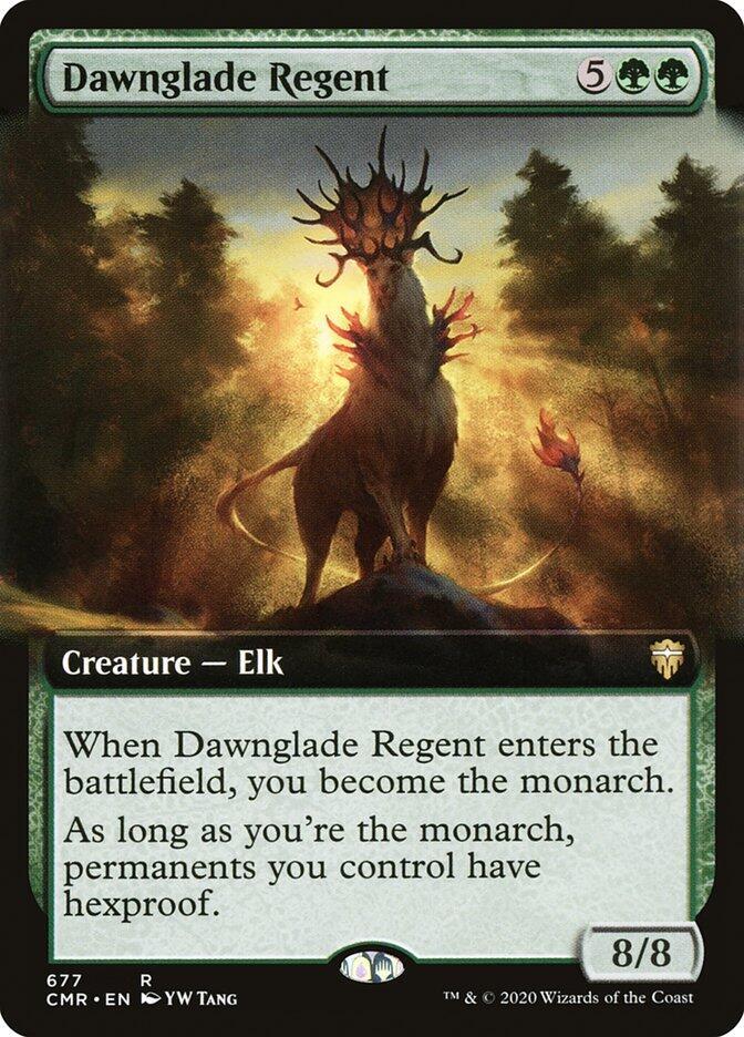Dawnglade Regent 677 (Commander Legends)  - Extended Art | Chromatic Games