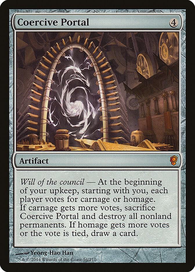 Coercive Portal 56/210 (Conspiracy)  - Foil | Chromatic Games