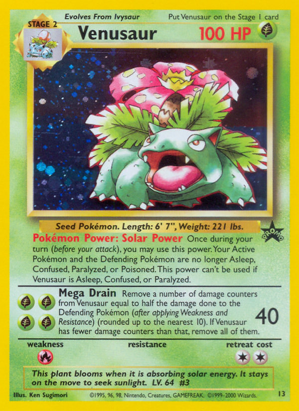 Venusaur (13) [Wizards of the Coast: Black Star Promos] | Chromatic Games