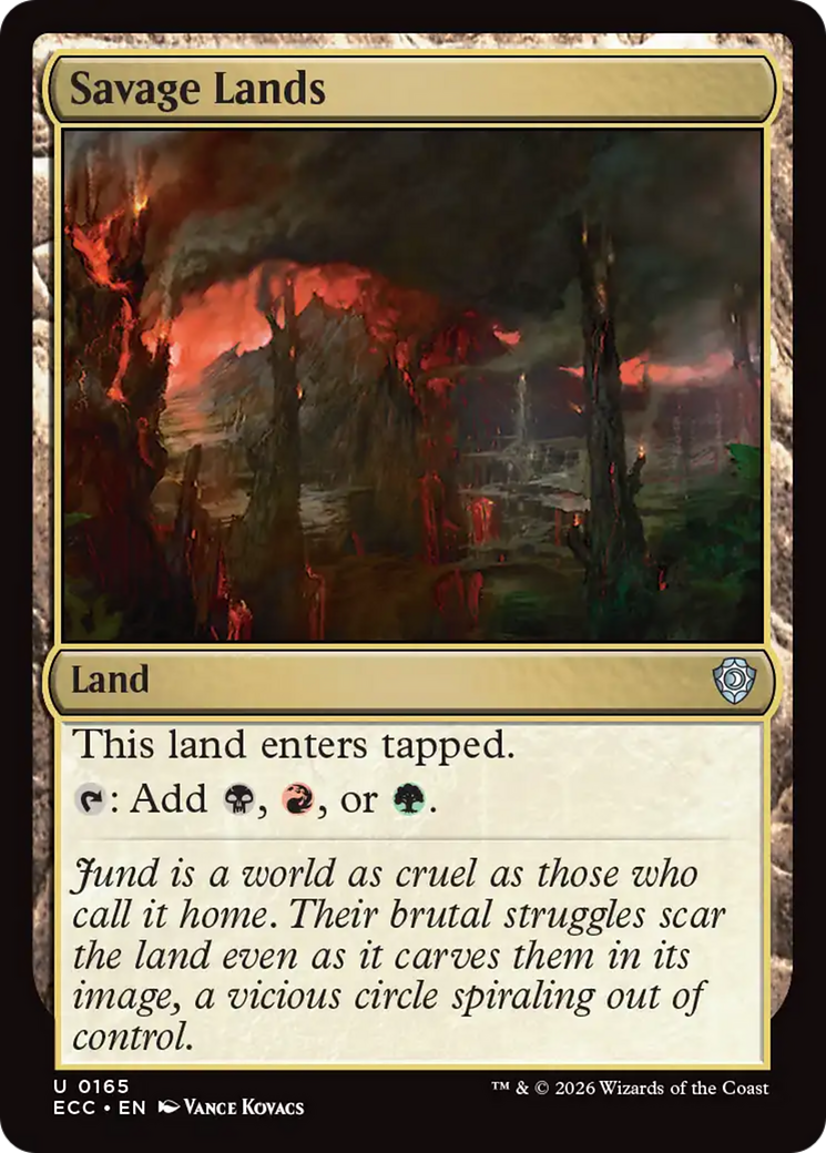 Savage Lands [Lorwyn Eclipsed Commander] | Chromatic Games