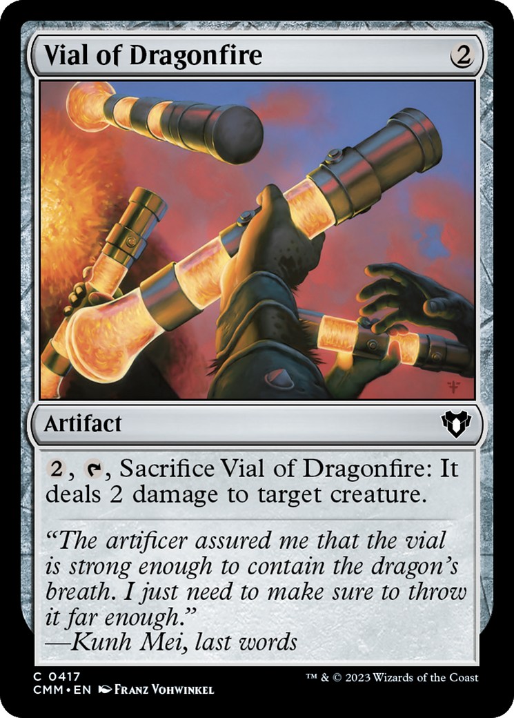 Vial of Dragonfire [Commander Masters] | Chromatic Games