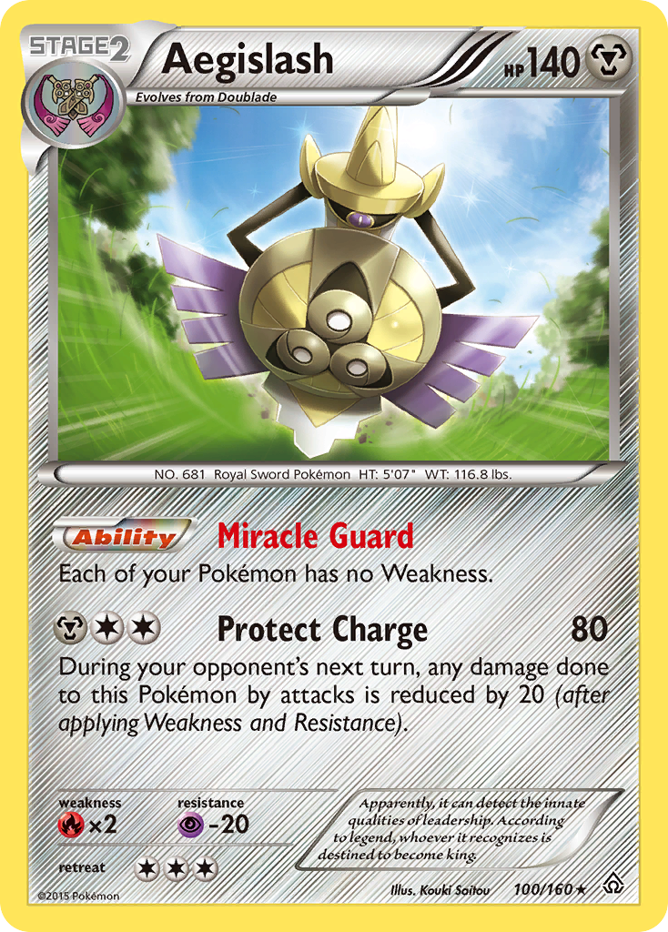 Aegislash (100/160) [XY: Primal Clash] | Chromatic Games