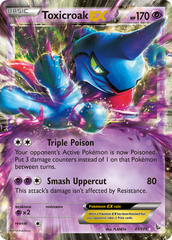 Toxicroak EX (41/106) [XY: Flashfire] | Chromatic Games