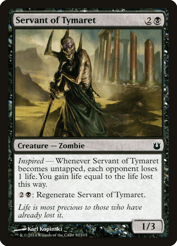Servant of Tymaret 82/165 (Born of the Gods)  | Chromatic Games