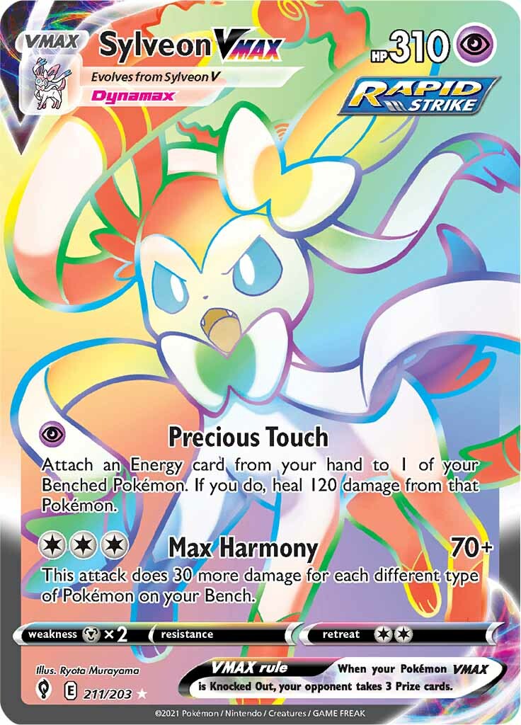 Sylveon VMAX (211/203) [Sword & Shield: Evolving Skies] | Chromatic Games