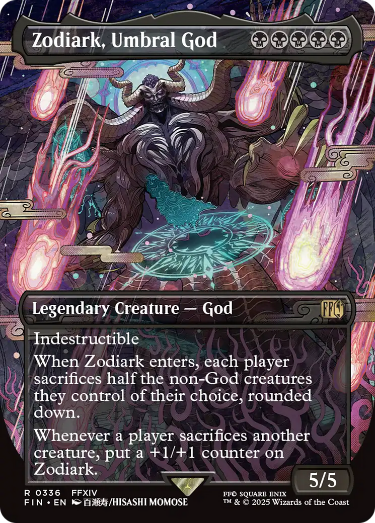 Zodiark, Umbral God (Borderless) [FINAL FANTASY] | Chromatic Games