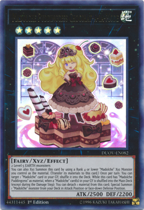 Madolche Puddingcess Chocolat-a-la-Mode [DUOV-EN082] Ultra Rare | Chromatic Games