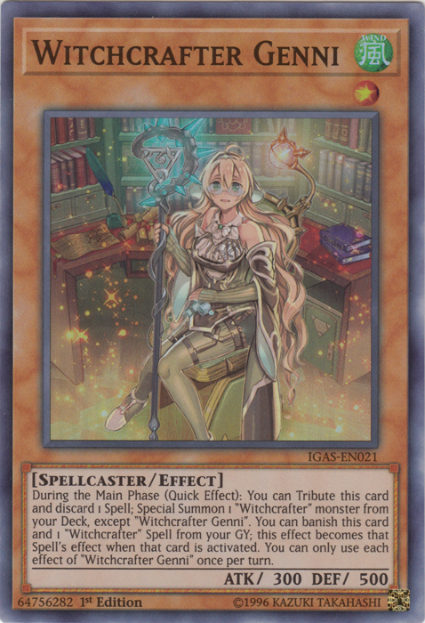 Witchcrafter Genni [IGAS-EN021] Super Rare | Chromatic Games