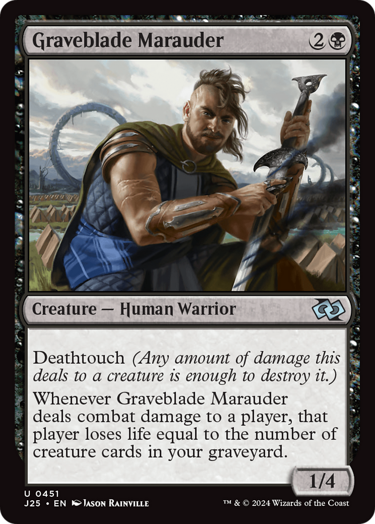 Graveblade Marauder [Foundations Jumpstart] | Chromatic Games