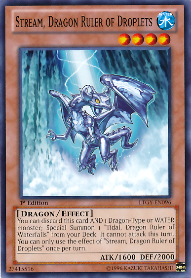 Stream, Dragon Ruler of Droplets [LTGY-EN096] Common | Chromatic Games