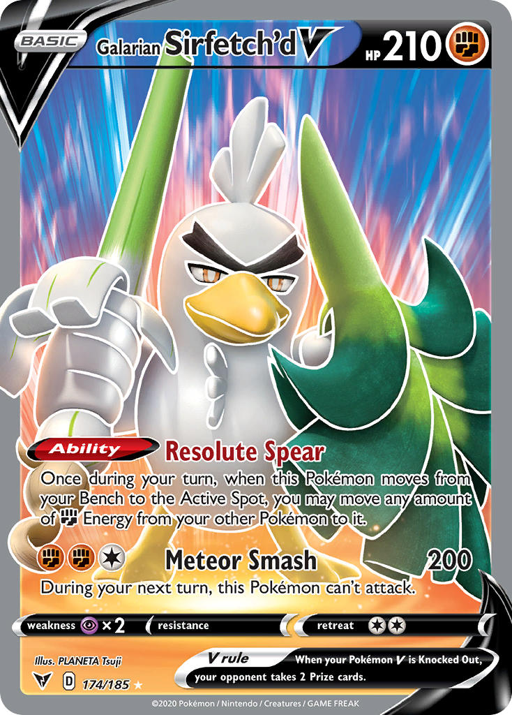 Galarian Sirfetch'd V (174/185) [Sword & Shield: Vivid Voltage] | Chromatic Games