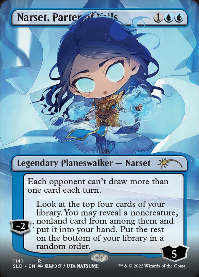 Narset, Parter of Veils (Borderless) [Secret Lair Drop Series] | Chromatic Games