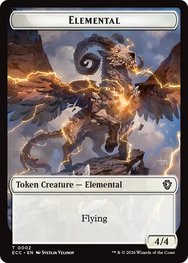 Elemental (0002) // Elemental (0009) Double-Sided Token [Lorwyn Eclipsed Tokens] | Chromatic Games