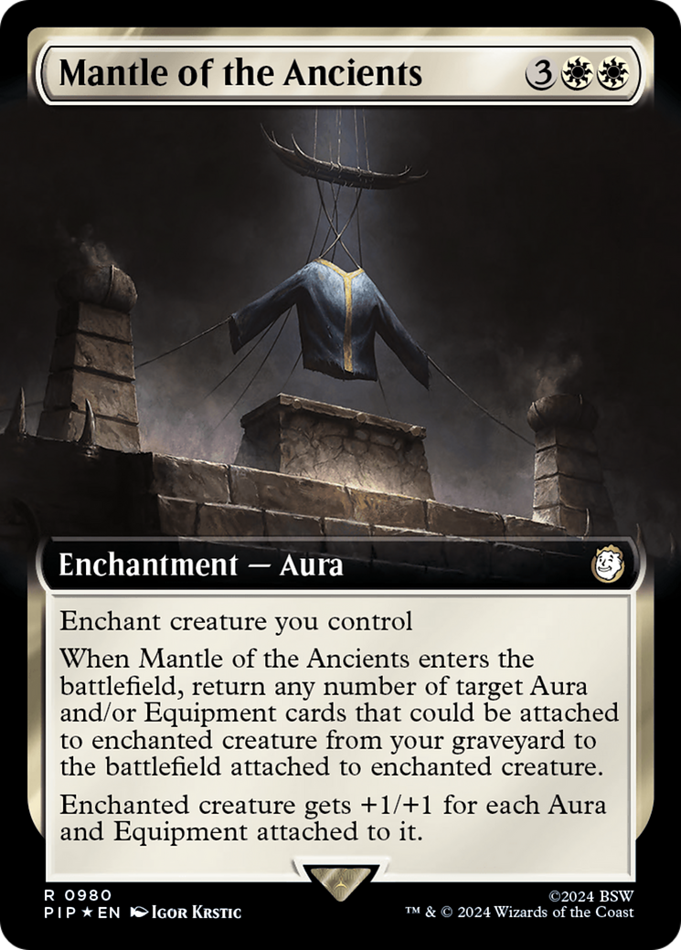 Mantle of the Ancients (Extended Art) (Surge Foil) [Fallout] | Chromatic Games