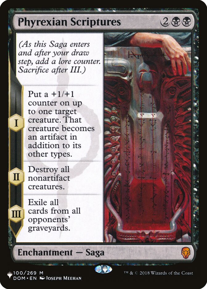 Phyrexian Scriptures [The List] | Chromatic Games