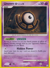 Unown U (78/146) [Diamond & Pearl: Legends Awakened] | Chromatic Games