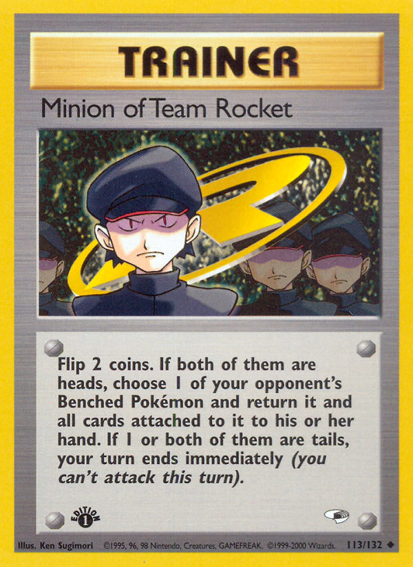 Minion of Team Rocket (113/132) [Gym Heroes 1st Edition] | Chromatic Games